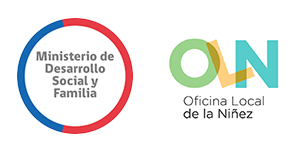 Logotipos Ministerio de Desarrollo Social y Familia y Oficina Local de la Niñez