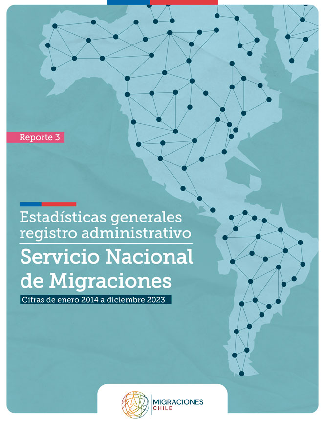 Portada Reporte 3: Estadísticas generales registro administrativo SERMIG. Cifras 2014-2023.
