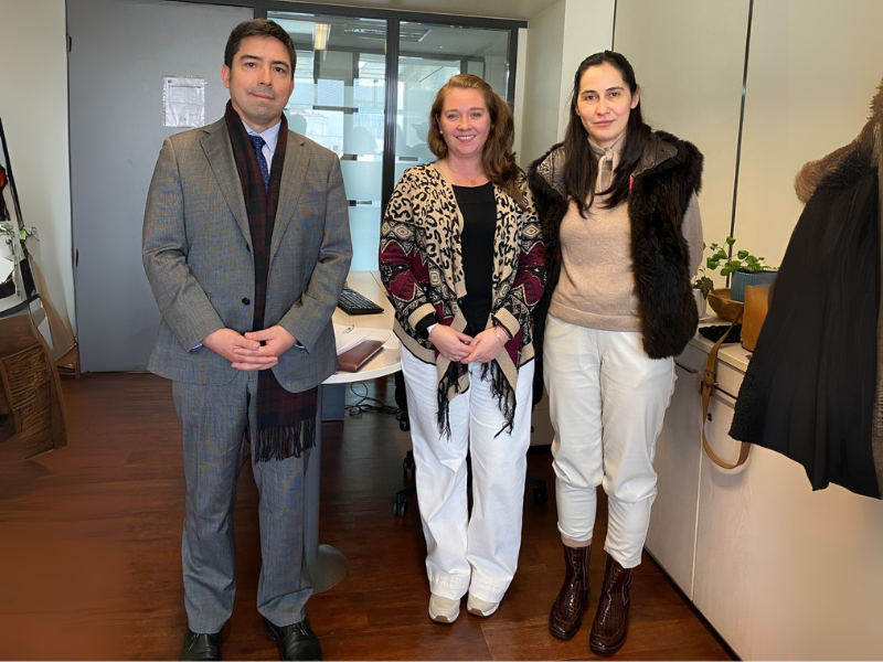 Director Carlos Manque junto a Unidad Jurídica