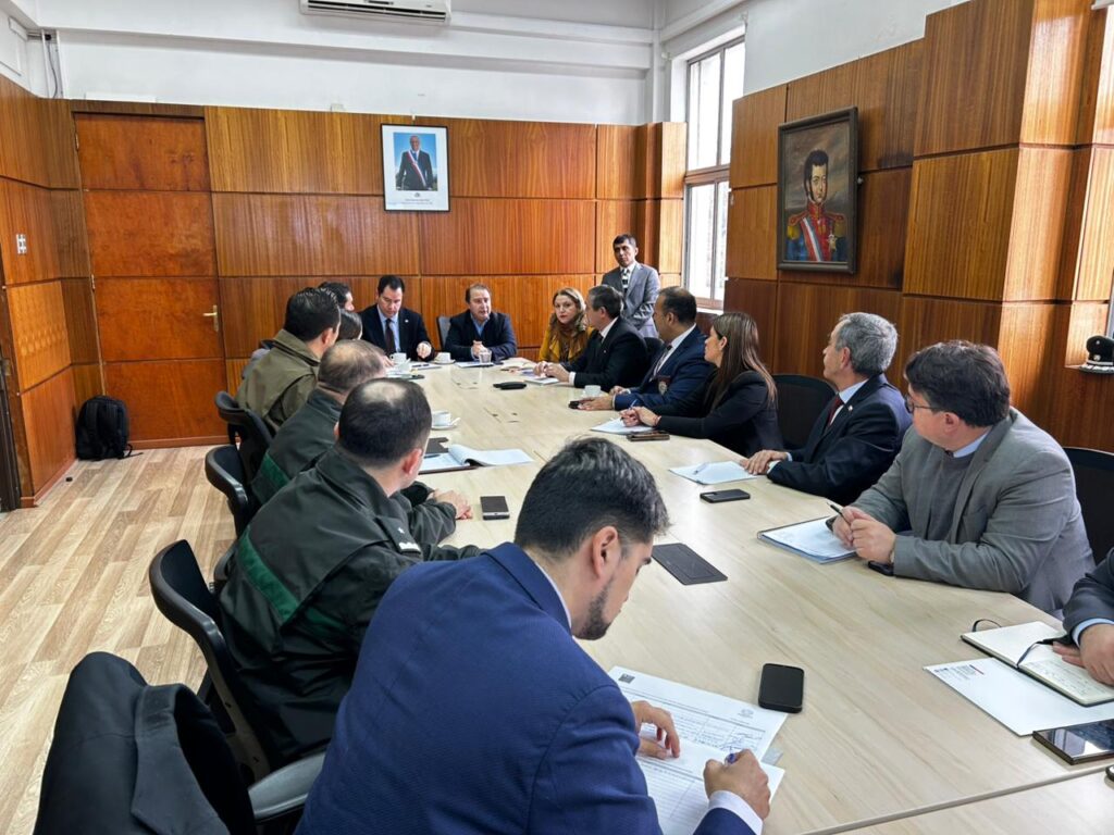 Mesa de Trabajo en la región del Ñuble con distintas autoridades regionales