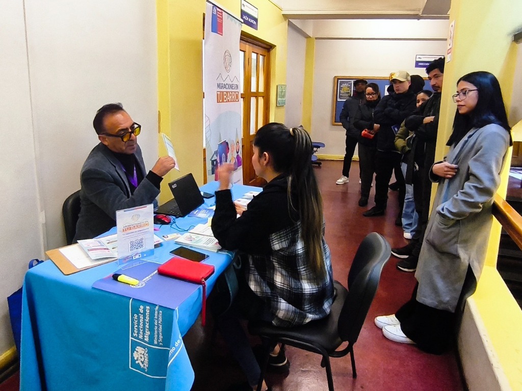 Se atiende a personas migrantes en la capacitación