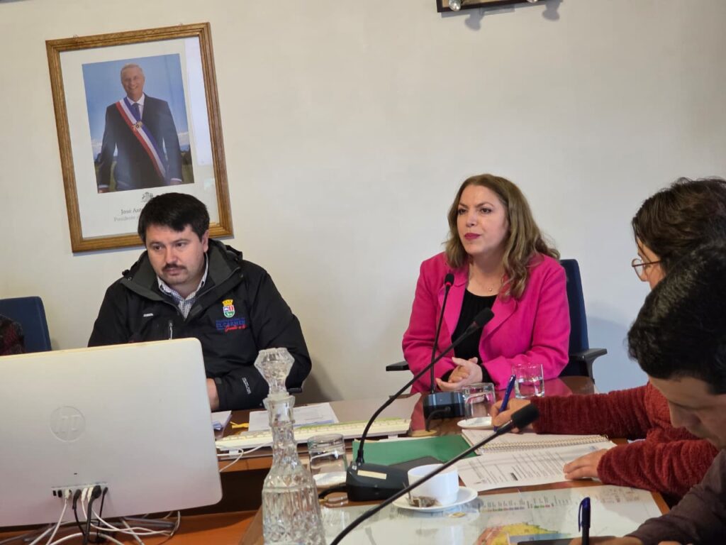 Imagen en el Concejo Municipal de El Carmen